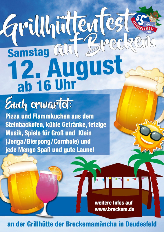 Plakat Grillhüttenfest WEB1